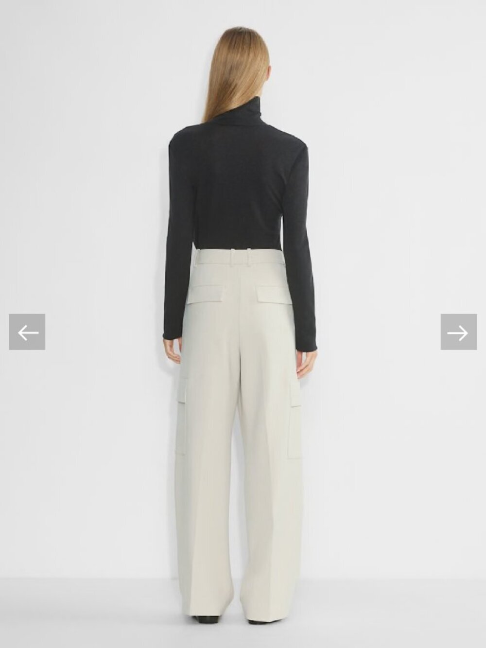 Babaton Spotlight Cargo Pant Wide Leg High Rise Pant size 10 - Picture 10 of 13